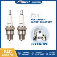 2-8PCS Screw terminal Candles Replace for 4110 B-4Н BRISK N16C W95T1 Chainsaw Lawn Mowers Spark Plug