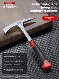 DELIXI Electric | Multi-Functional Geology Hammer Pointed and Flat Head