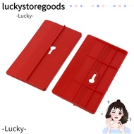 LUCKY Ceiling Auxiliary Board, PVC Rectangle Auxiliary Board, Drywall Fitting Tool 15×8.5cm Red Mode