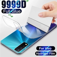 หลังไฮโดรเจลนิ่มป้องกันเต็มพื้นที่ฟิล์มป้องกันจอฟิล์ม สำหรับ ViVO Y20 Y20i Y20s(G) Y20s S1 Pro Y21 Y