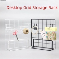 CLEIGHTEEN8H Display Rack, Metal Art Photo Display Storage Rack, Creative with Base Grid Desktop Sta