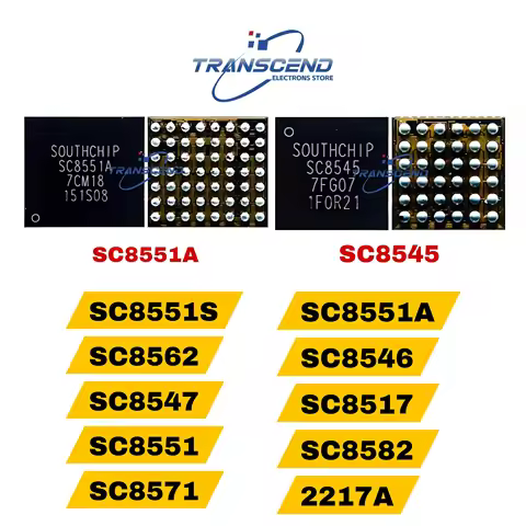 5-10PCS SC8551A 2217A SC8551 SC8545 SC8547 SC8551S SC8571 SC8562 SC8546 SC8517 SC8582 USB Charging I