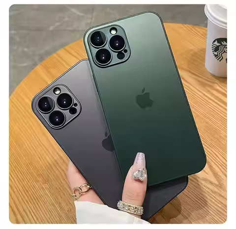 Simple PC Case For iphone 13 Pro Max Phone Shell 13 mini Translucent Matte iphone13 Pro Max Eye Prot