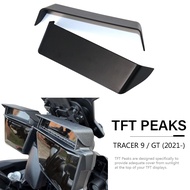Motorcycle TFT Peaks For Yamaha Tracer 9 Tracer9 GT 2021 2022 2023 - Speedomete Instrument Hat Sun V
