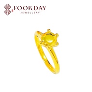FOOKDAY 999 钻石戒指 Gold 999 Diamond Gold Ring 100% Authentic