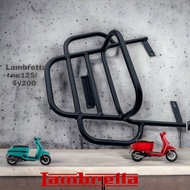 😎🛵ตะแกรงท้าย LAMBRETTA v125/v200  ((((รุ่นมีจับหลังเเละจับข้าง)))   😎🛵 🤩🤩ใครจะเท่สู้เราได้ เราของแท้