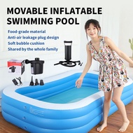 Inflatable Swimming Pool Kid Swimming Pool Baby Swimming Pool Air Pump Home Inflatable Swimming Pool