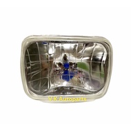 6052 7" 3Pin Hicom 2.8 Head Lamp Light Halogen Sealed Beam SQUARE 12V 100W/75W 1PCS