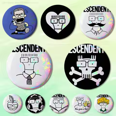 D-Descendants Milo Go To College 32mm 58mm 75mm 44mm 25mm Anime Badges Brooches DIY Pins Decorations