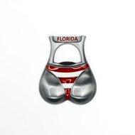 American Souvenir Fridge Magnet Bottle Opener Florida by the United States