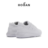 Hogan Men's White Breathable Thick-Soled Casual Sports Shoes - 2022 ICUBE Series