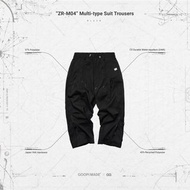 Goopi GOOPiMADE “ZR-M04” Multi-type Suit Trousers - Black