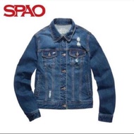 韓 Spao oversize 牛仔外套