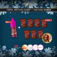 Yara Clarissa | BELI 1 FREE LAGI 7 PCS INAI (Total 8 PCS) - Inai Kuku Daun Asli Dark Maroon & Dark B