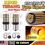 1PCS Yellow kuning 1156 BA15S P21W BAU15S PY21W LED T20 7440 W21W BAY15D LED CanBus Turn Signal ligh