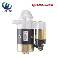 QD114A 0.8KW สตาร์ทเตอร์1.2KW 12V เหมาะสำหรับ170F เครื่องยนต์ดีเซลระบายความร้อนด้วยอากาศ178F 186F มอ