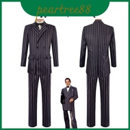Halloween The Addams Family Gomez Addams Cosplay Costume Outfit Carnival Suit
