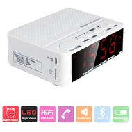 Jam Meja Dengan Speaker Bluetooth - Jam Meja Digital - Bluetooth Speaker - Jam Meja Alarm - Radio Cl