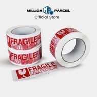 Millionparcel Fragile Tape | Adhesive Tape | OPP Tape | Clear Tape | Fragile Sticker | Packing Tape 
