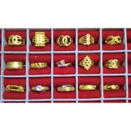 NEW gelang padi 1 suku, Free/bonus cincin Lapis Emas MURNI 24 BEST