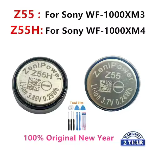 100% Original Z55H Z55 New Battery For Sony WF-1000XM3,WF-1000XM4 WF-SP900/SP700N /1000X WI-SP600N T