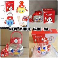 Botol Mixue 1400Ml/ Tumblr Mixue Jumbo 1400Ml Snow King Botol Viral