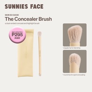 Sunnies Face The Concealer Brush [Dual-Ended Conceal and Highlight Brush]