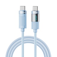 CLiPtec MCC225 Fast Charging Digital Display Cables – USB-A to Lightning USB-C to Lightning PD30W Ty