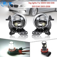 Fog Lights LED Lamps For BMW E60 E90 E63 E46 3 5 6 Series 2003-2009  Headlights Bulbs Wires Housing 