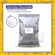 Ascorbyl Glucoside (AA-2G Stabilized Vitamin C) วิตามินซีชนิดเสถียร ช่วยให้ผิวกระจ่างใส ด้านอนุมูลอิสระ กระตุ้นการสังเคราะห์คอลลาเจนของผิว