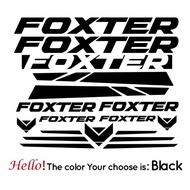 Upgrade Your Mountain Bike's Style with FOXTER Carbon Fiber Vinyl Decals