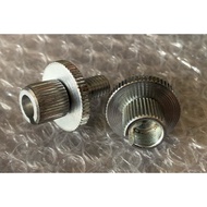 Yamaha RX100 RX125 RS100 DT100 DT125 DT175 Front Brake Cable Mounting Nut Clutch Genuine 1 Pair