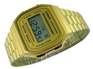 【時間光廊】CASIO 卡西歐 復古風潮 金色 中性錶 男錶/女錶 全新原廠公司貨 A168WG-9WDF