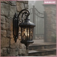 [BububuMY] Waterproof Outdoor Wall Lamp Retro Lantern Facade Light IP65 Wall Sconce for Garden Yard 