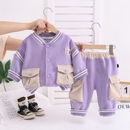 New Autumn Spring Girls Clothes Baby Causal Hooded Causal Pants 2pcs/set Kids Sport Suit Children Cl