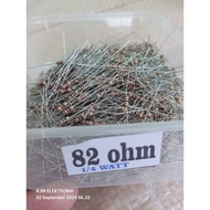 10 pcs resistor 1/4 watt 82 ohm