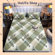 Young Rubber Air Conditioner With Imported Pillow Case - Tencel Latex Mat Set With H11-H15 Pillow Cover
