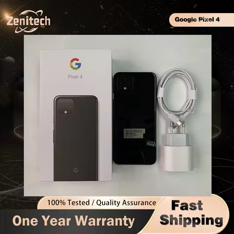 Original Google Pixel 4 4G LTE Mobile Phone Face ID 5.7" 6GB RAM 64GB/128GB ROM NFC 12.2MP+16MP+8MP 