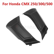 Motorcycle Black Headlight Fai Lower Chin Spoiler Cover Engine Side Frame For Honda 2017-2021 Rebel CMX 250 300 500