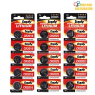 Toply Super Lithium Battery 1pc CR2032 CR2025 CR2016 CR927 Button Cell Battries Bateri Butang