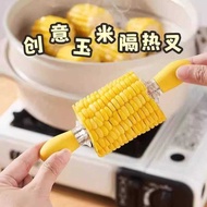 Anti-Scalding Corn Steel Fork Creative Household Eating Sweet Potato Barbecue Fruit Pick Little Baby
