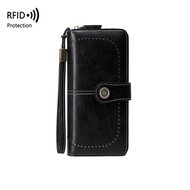 [จัดส่งใน 24 ชม.] CHARM INFINITE กระเป๋าสตางค์ กระเป๋าสตางค์ผู้หญิง กระเป๋าสตางค์ใบยาว RFID Protection (OD756)
