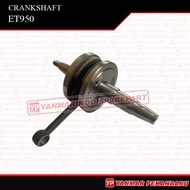 MESIN ET950 ET1000 Crankshaft Crank Shaft Kruk Kur Kor As 2-stroke 1000 Watt Generator Engine
