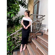 Jolly Maxi Dress Bodycon Sabrina Premium Ala Korea Dress Kondangan Dress Natal 2024 Dress Natal Mera