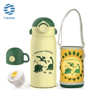 FJbottle Kids Water Bottle 600ml With Straw 316 Stainless Steel Tumbler  Thermos Flask Free Sport Li