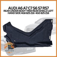 AUDI A6 A7 C7 S6 S7 RS7 REAR UNDER BODY TRIM REAR SHIELD LEFT HAND SIDE 4G8 825 216  4G0 825 216