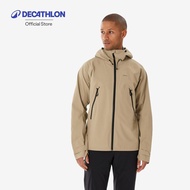 Decathlon Men's Waterproof Hiking Jacket For Men Model Mh500-Beige