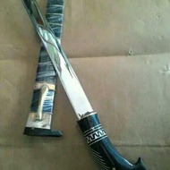 Golok Ipsi Handle Tanduk Kerbou