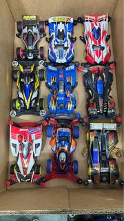 （ 有現貨不用問 現時點203號 任揀 $50 一架 爆走兄弟四驅車 連摩打）Tamiya 雙星 四驅車 爆走兄弟（連摩打 可動）