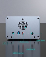 Yottamaster 2 Bay RAID External Hard Drive Enclosure for 2.5" 3.5" Hard Drives USB3.0 RAID Enclosure